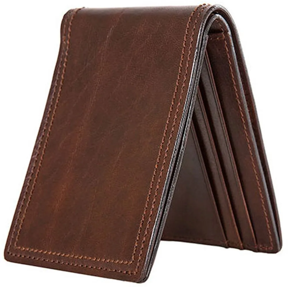 Bosca Dolce Old Leather Small Bifold Wallet Bags Bosca