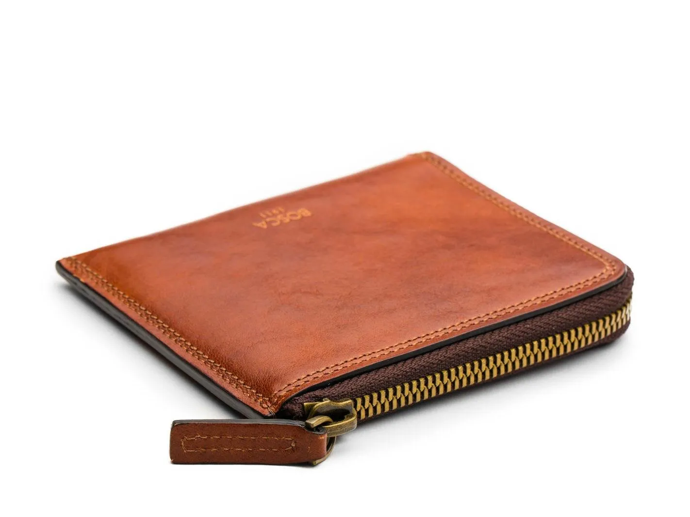 Bosca Dolce Zip Wallet - Euro Size - RFID Bags Bosca