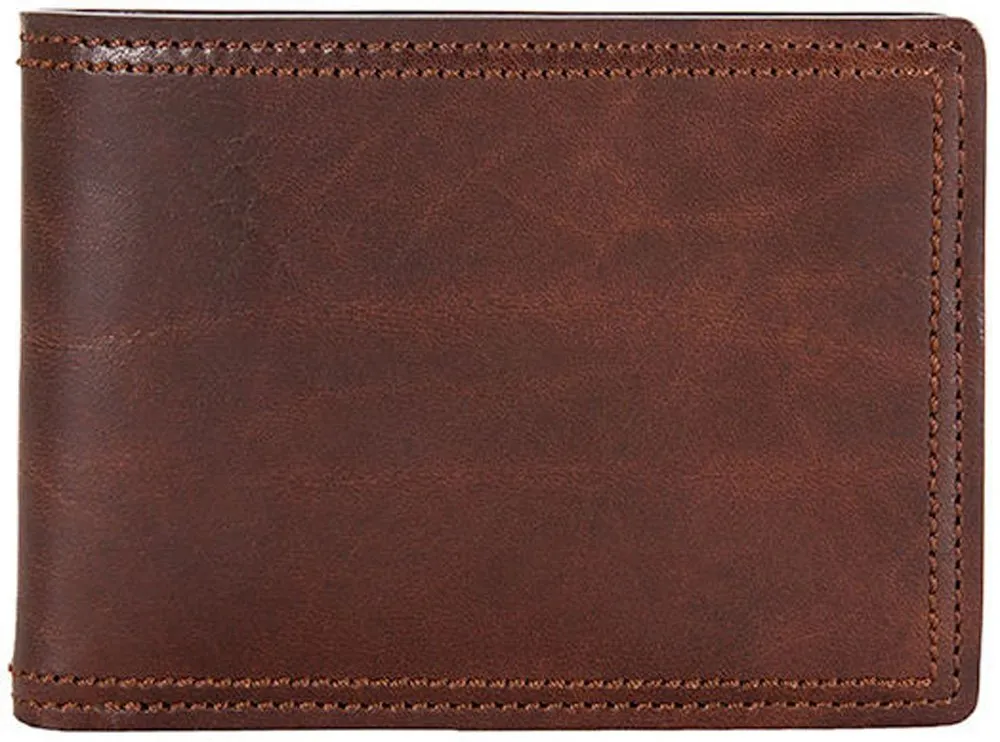 Bosca Men's Dolce Collection - Credit Card Wallet w/ ID Passcase Bags Bosca