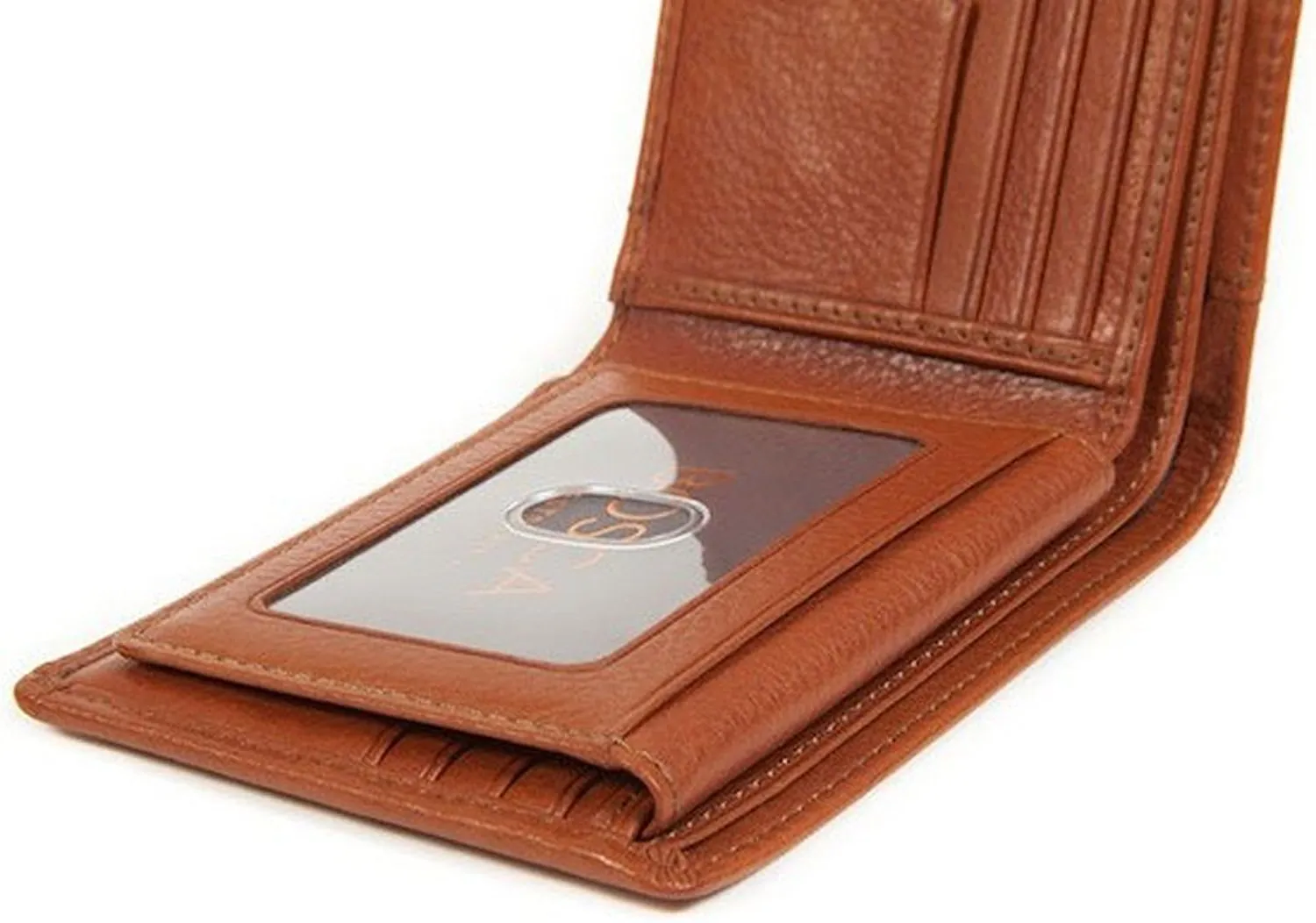 Bosca Men's Dolce Collection - Credit Card Wallet w/ ID Passcase Bags Bosca