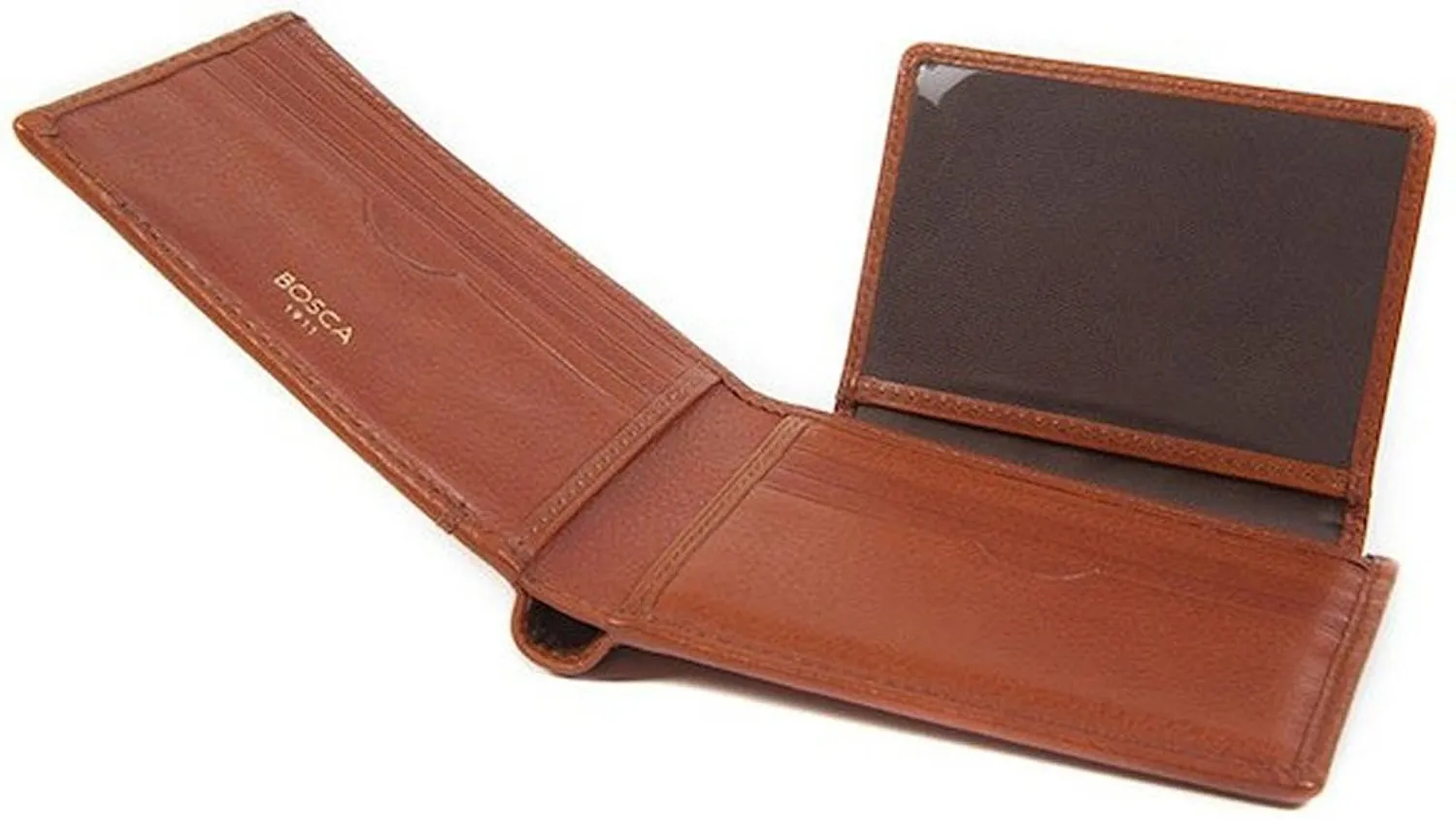 Bosca Men's Dolce Collection - Credit Card Wallet w/ ID Passcase Bags Bosca