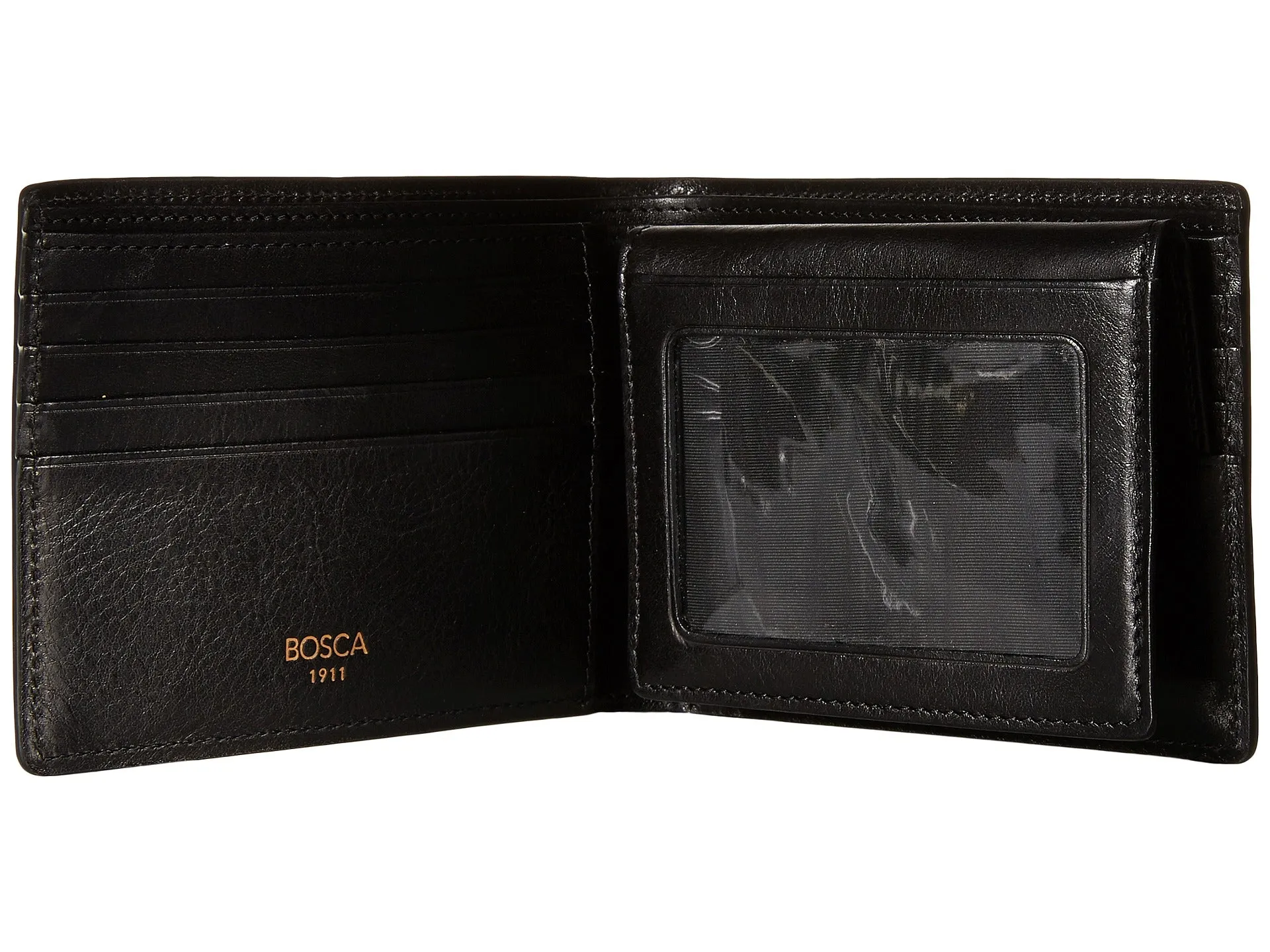Bosca Men's Dolce Collection - Credit Card Wallet w/ ID Passcase Bags Bosca