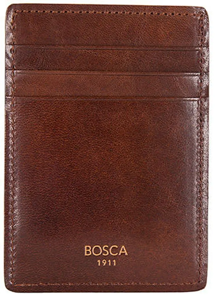Bosca Men's Dolce Collection - Deluxe Front Pocket Wallet Bags Bosca