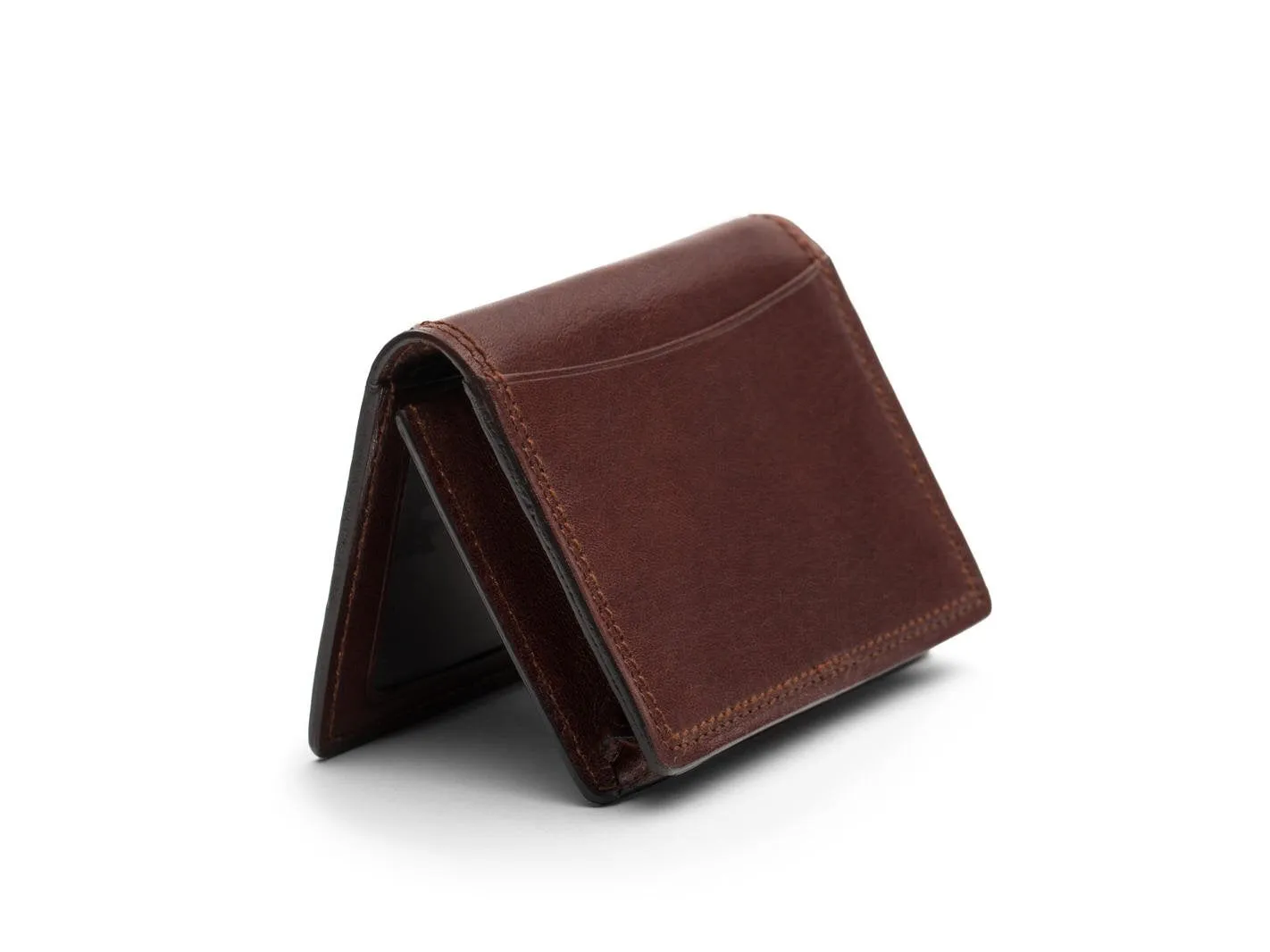 Bosca Mens Dolce Collection - Full Gusset Two-Pocket Card Case w/ I.D. Bags Bosca
