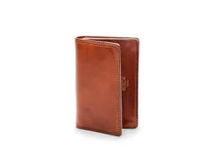 Bosca Mens Dolce Collection - Full Gusset Two-Pocket Card Case w/ I.D. Bags Bosca