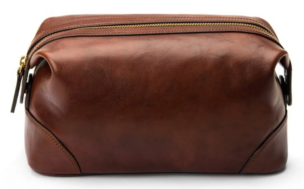Bosca Men's Dolce Collection Shave Kit Bags Bosca