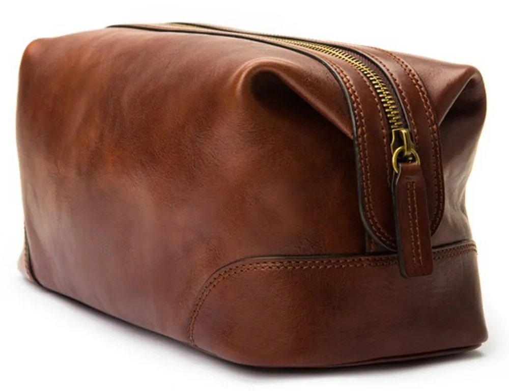 Bosca Men's Dolce Collection Shave Kit Bags Bosca