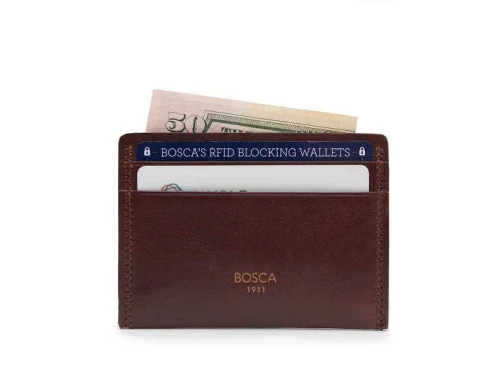 Bosca Mens Dolce Collection - Weekend Wallet Bags Bosca
