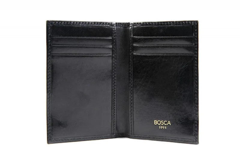 Bosca Men's Genuine Leather 8 Pocket Credit Card Case Bags Bosca