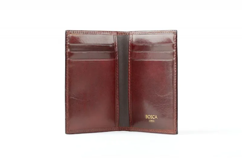 Bosca Men's Genuine Leather 8 Pocket Credit Card Case Bags Bosca
