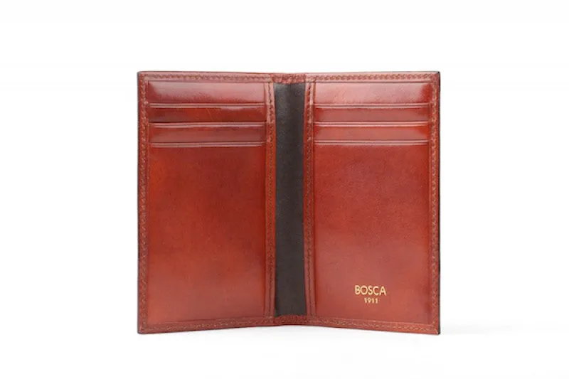 Bosca Men's Genuine Leather 8 Pocket Credit Card Case Bags Bosca