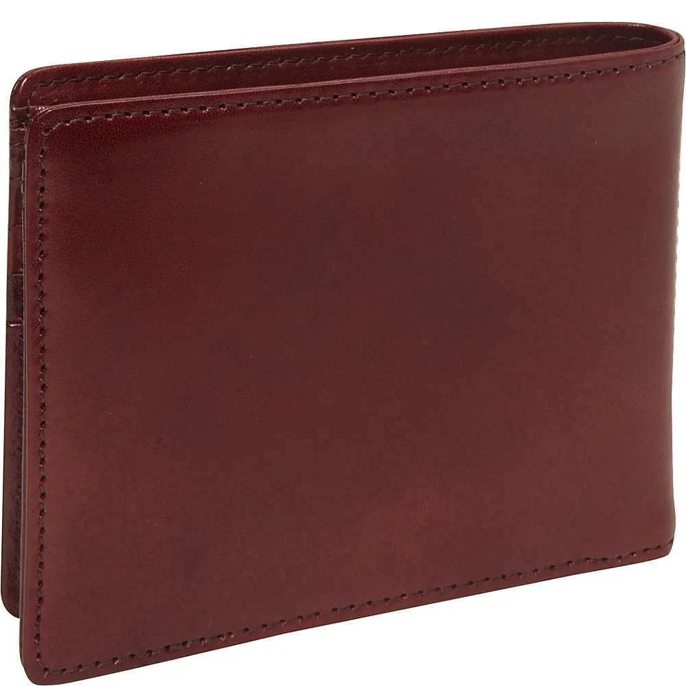 Bosca Men's Genuine Leather Bifold Executive ID Wallet Bags Bosca