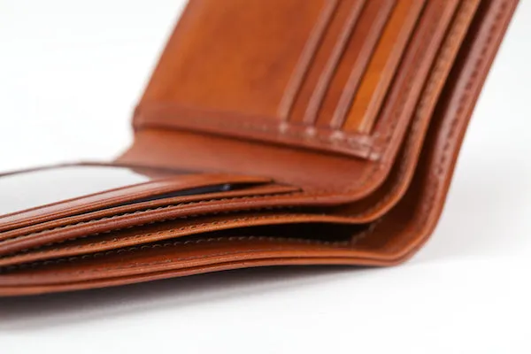 Bosca Men's Genuine Leather Bifold Executive ID Wallet Bags Bosca