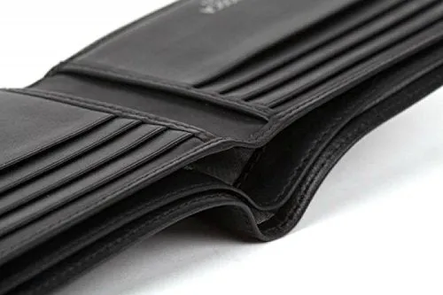 Bosca Men's Nappa Vitello Collection - Credit Wallet w/ ID Passcase Bags Bosca