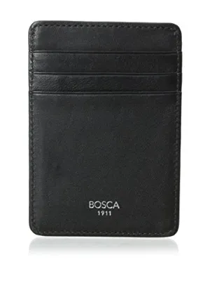 Bosca Men's Nappa Vitello Collection - Deluxe Front Pocket Wallet Bags Bosca