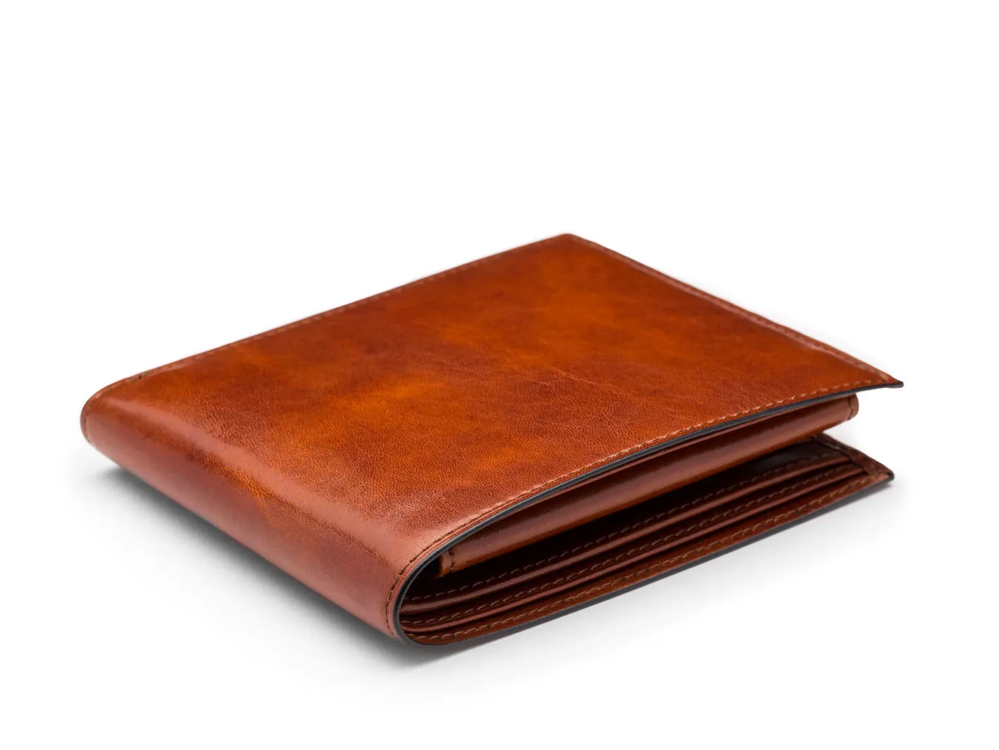 Bosca Men's Old Leather Collection - Credit Wallet w/ I.D. Passcase Bags Bosca