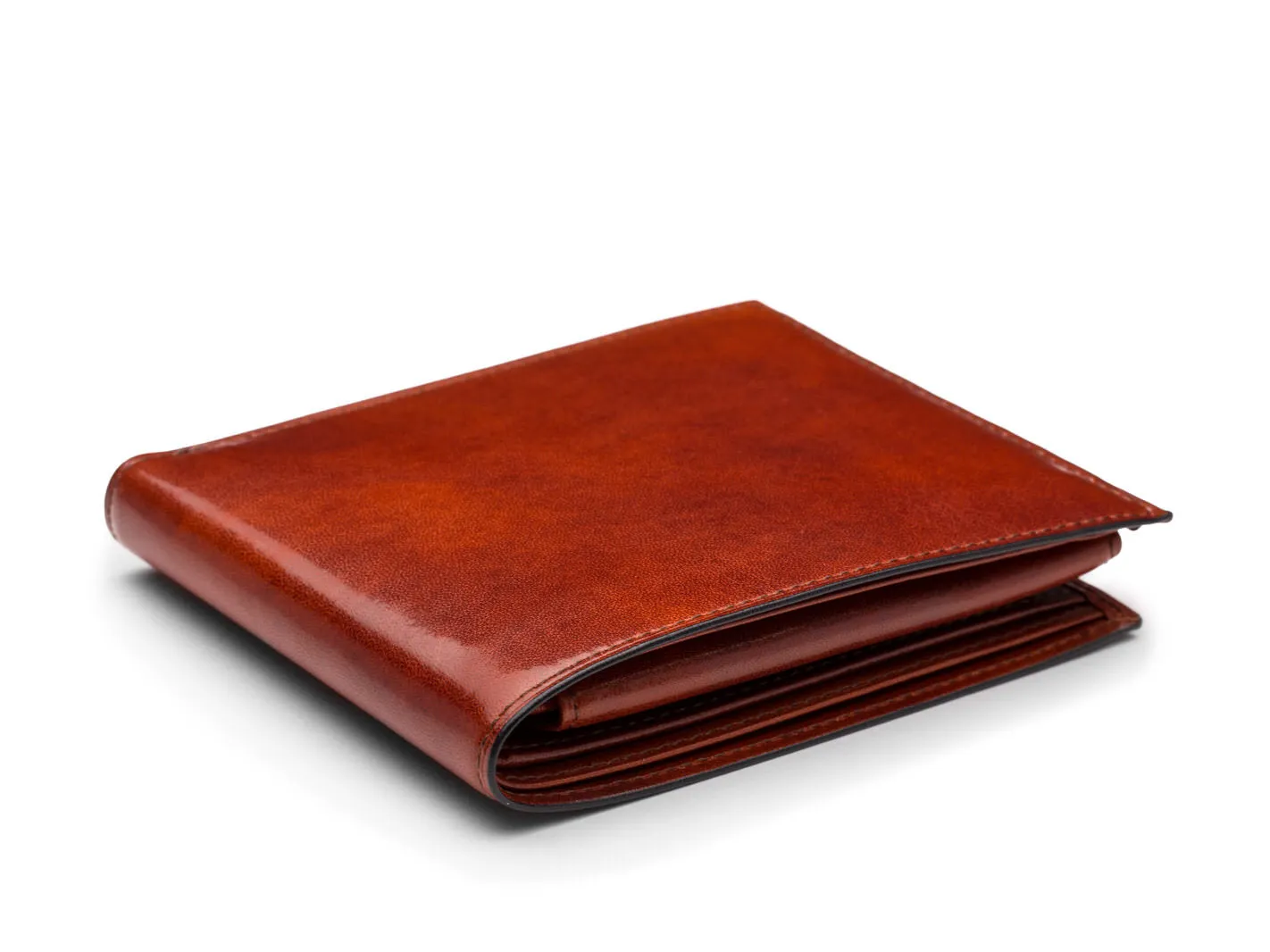 Bosca Men's Old Leather Collection - Credit Wallet w/ I.D. Passcase Bags Bosca