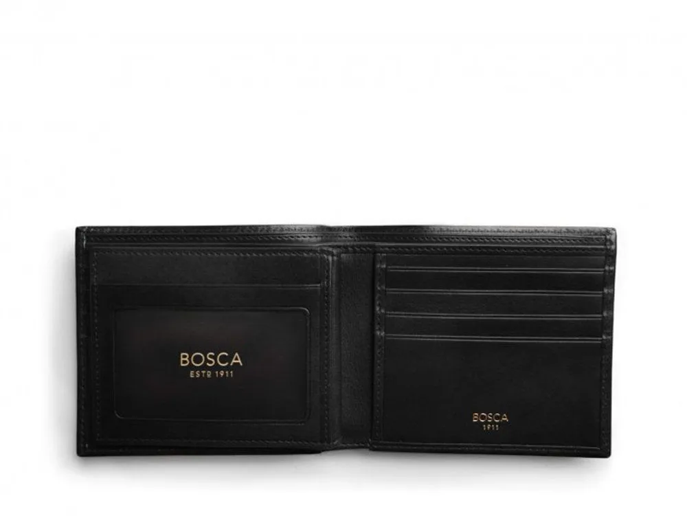 Bosca Men's Old Leather Collection - Eight-Pocket Deluxe Executive Wallet w/ Passcase Bags Bosca
