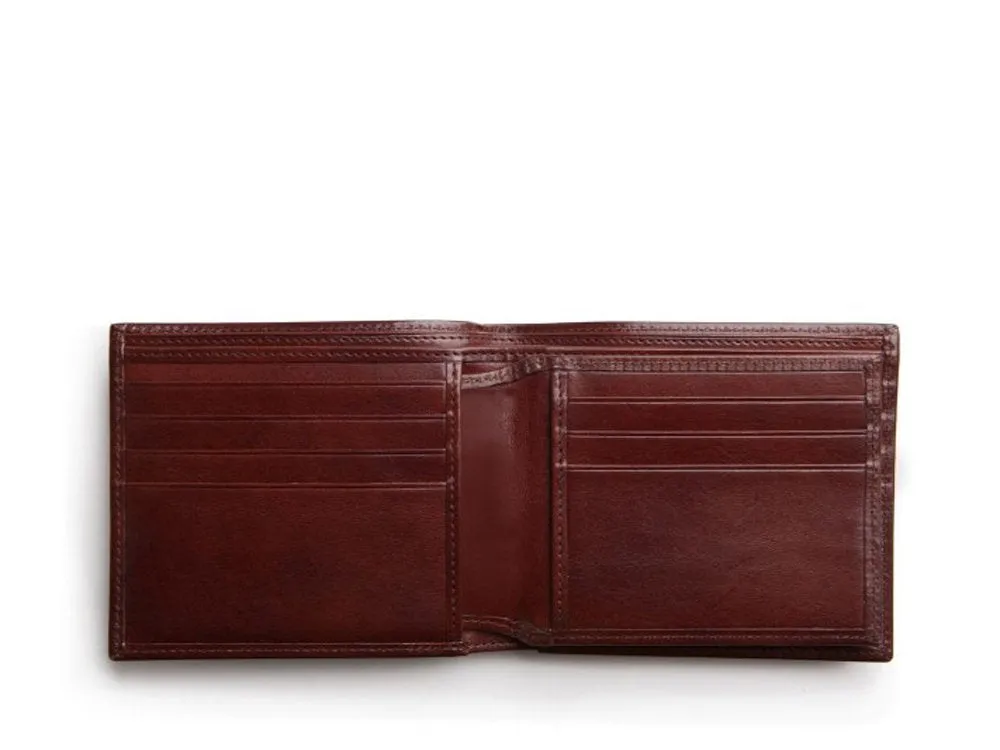 Bosca Men's Old Leather Collection - Eight-Pocket Deluxe Executive Wallet w/ Passcase Bags Bosca