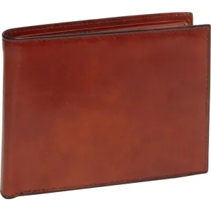 Bosca Mens Old Leather Credit Wallet w/ ID Passcase Bags Bosca