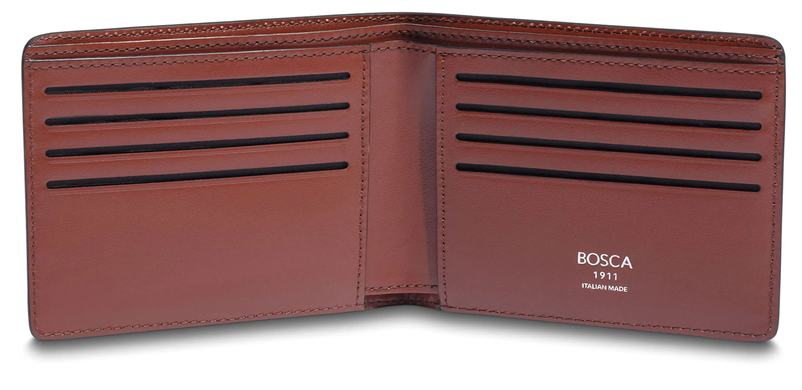 Bosca Monfrini ITALIA Slim 8-Slot Men's Pocket Wallet Bags Bosca