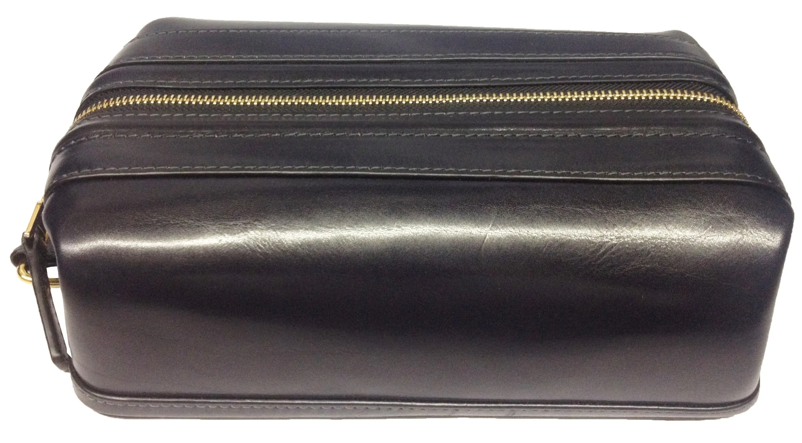 Bosca Old Leather 10" Zipper Utility Kit Bags Bosca