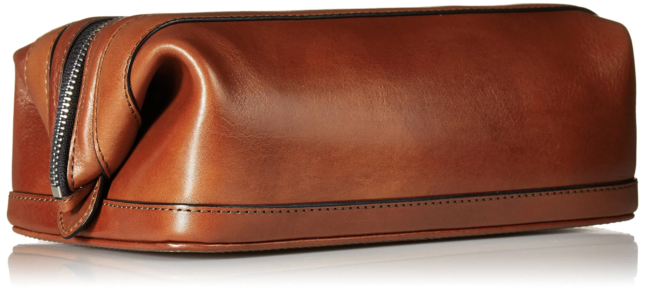 Bosca Old Leather 10" Zipper Utility Kit Bags Bosca