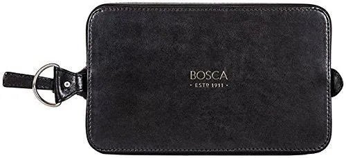 Bosca Old Leather 10" Zipper Utility Kit Bags Bosca