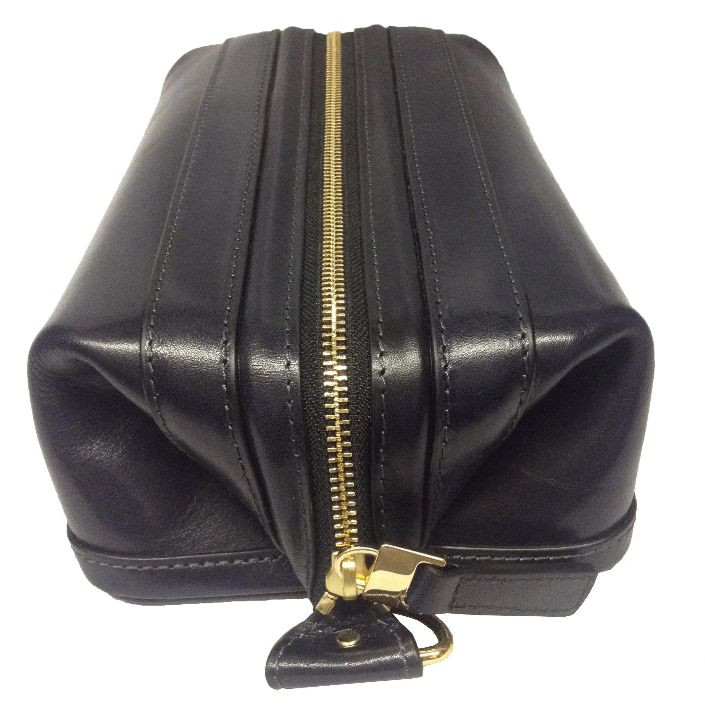 Bosca Old Leather 10" Zipper Utility Kit Bags Bosca