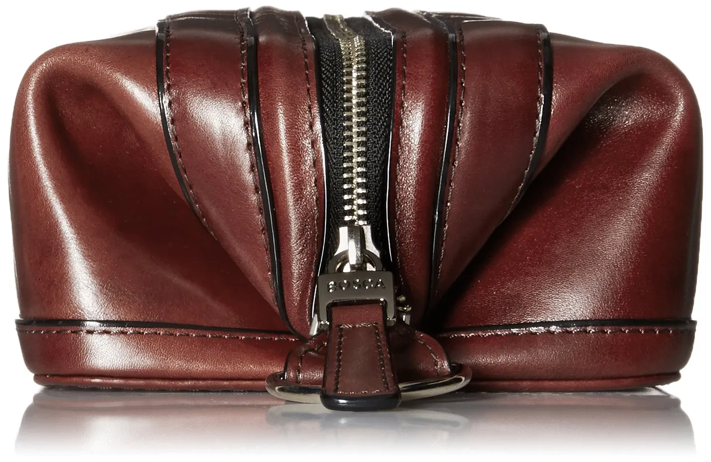 Bosca Old Leather 10" Zipper Utility Kit Bags Bosca