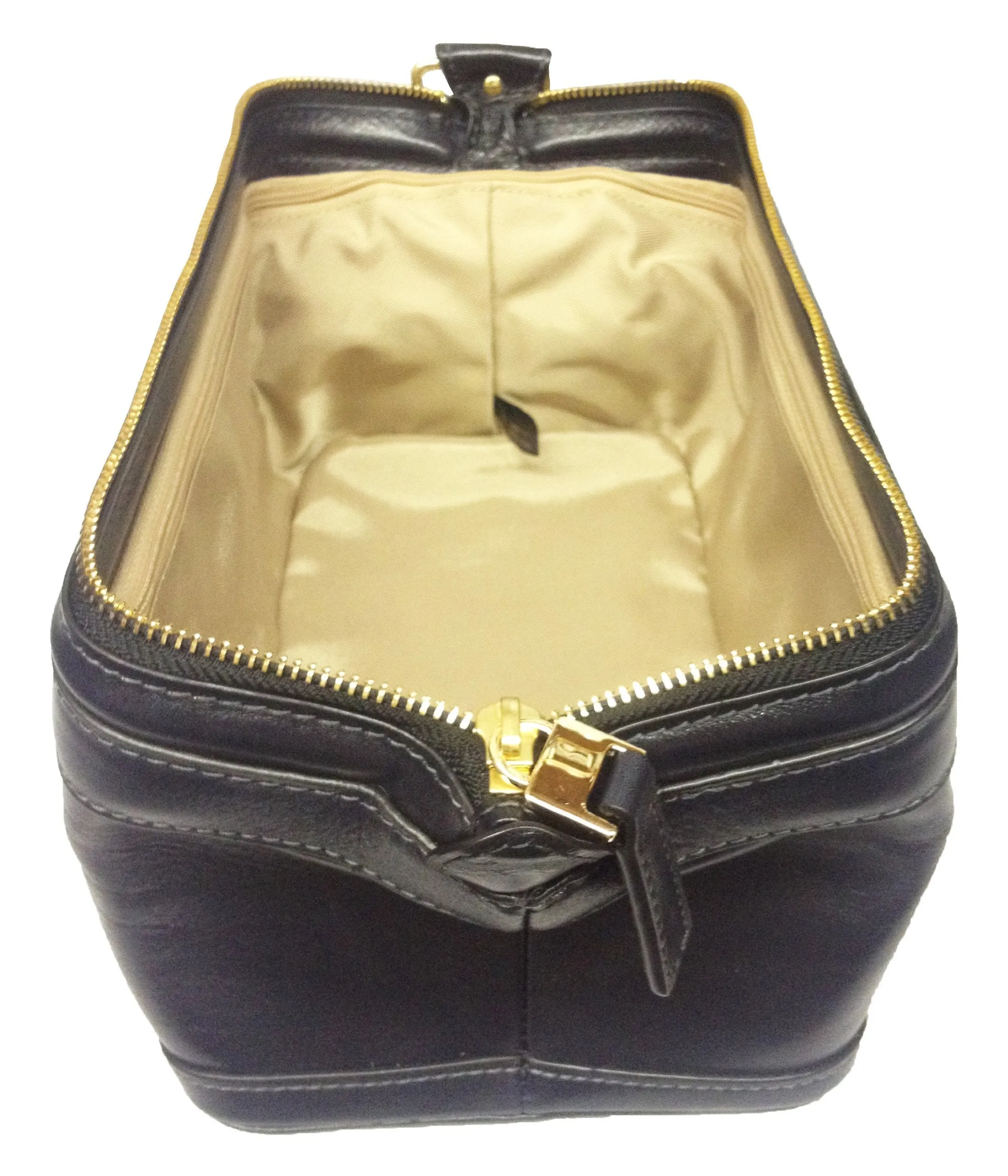 Bosca Old Leather 10" Zipper Utility Kit Bags Bosca