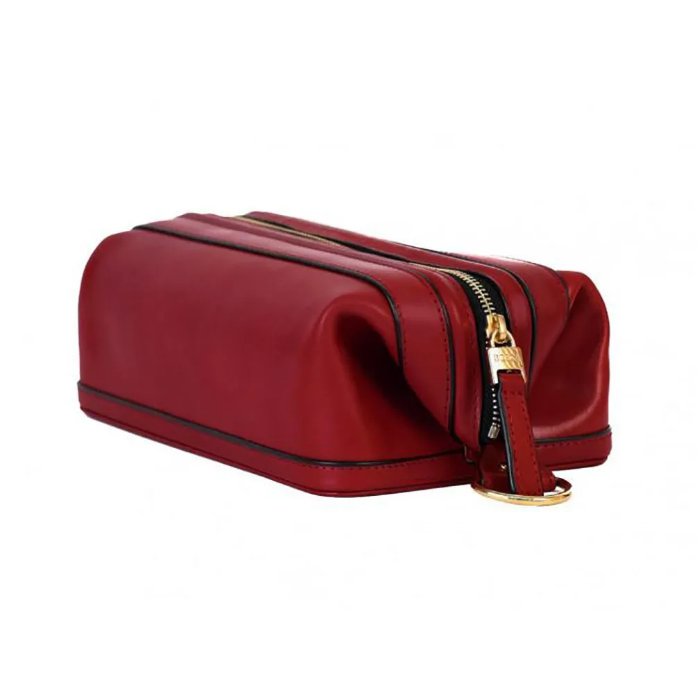Bosca Old Leather 10" Zipper Utility Kit Bags Bosca