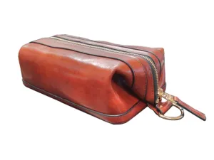 Bosca Old Leather 10" Zipper Utility Kit Bags Bosca