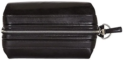 Bosca Old Leather 10" Zipper Utility Kit Bags Bosca