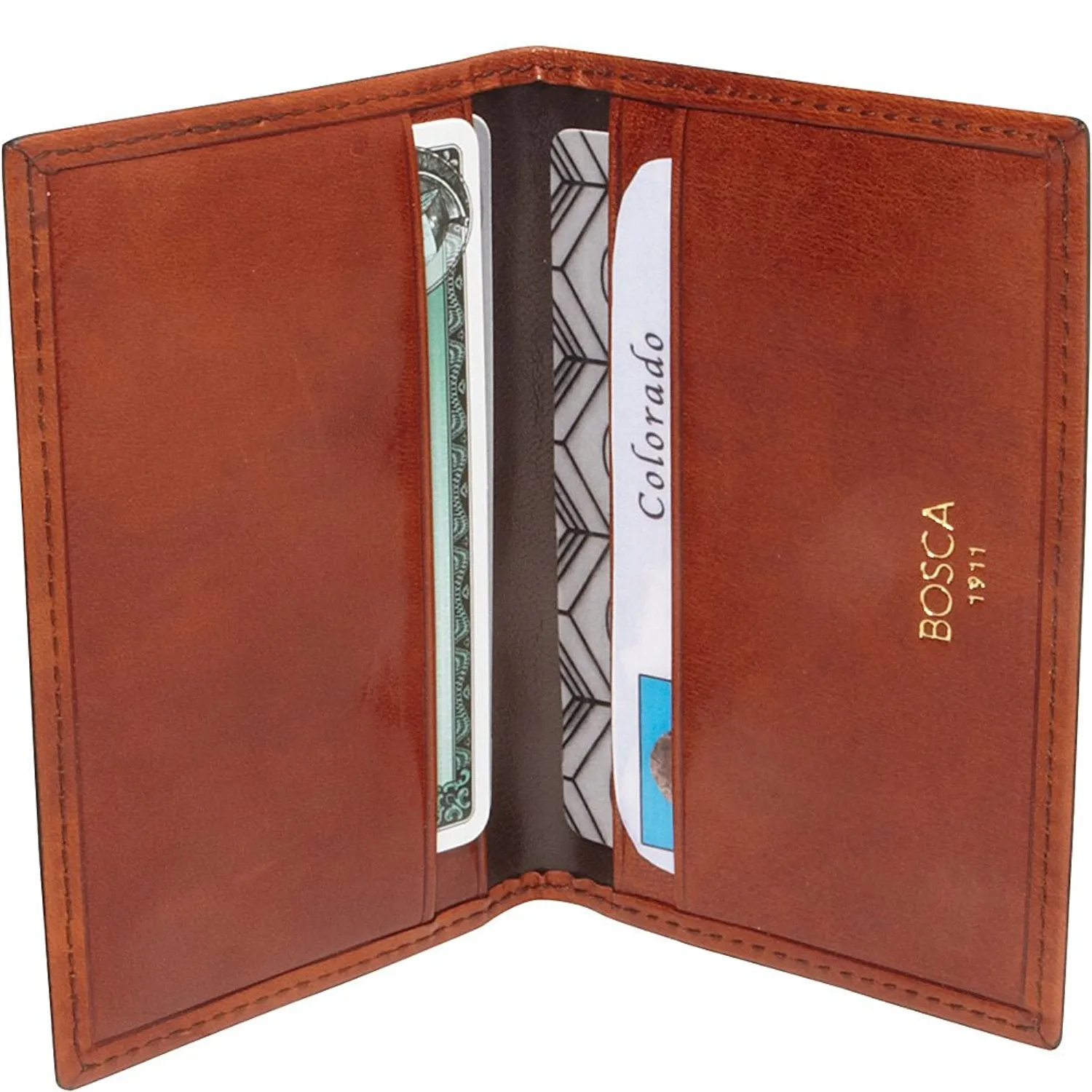 Bosca Old Leather Calling Card Case Bags Bosca