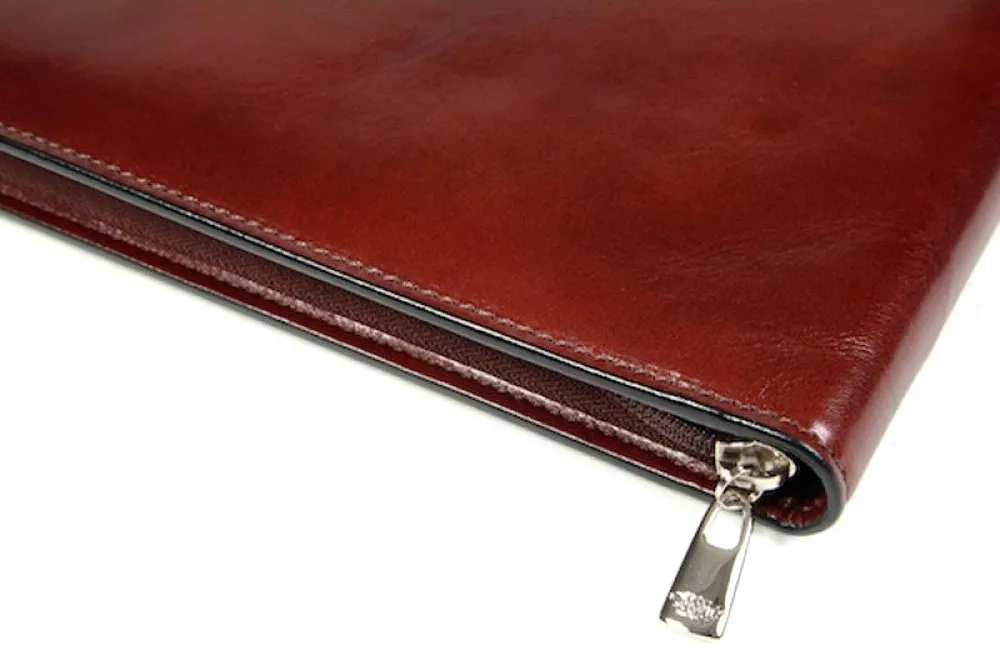 Bosca Old Leather Classic Zip Around Pad Cover Bags Bosca