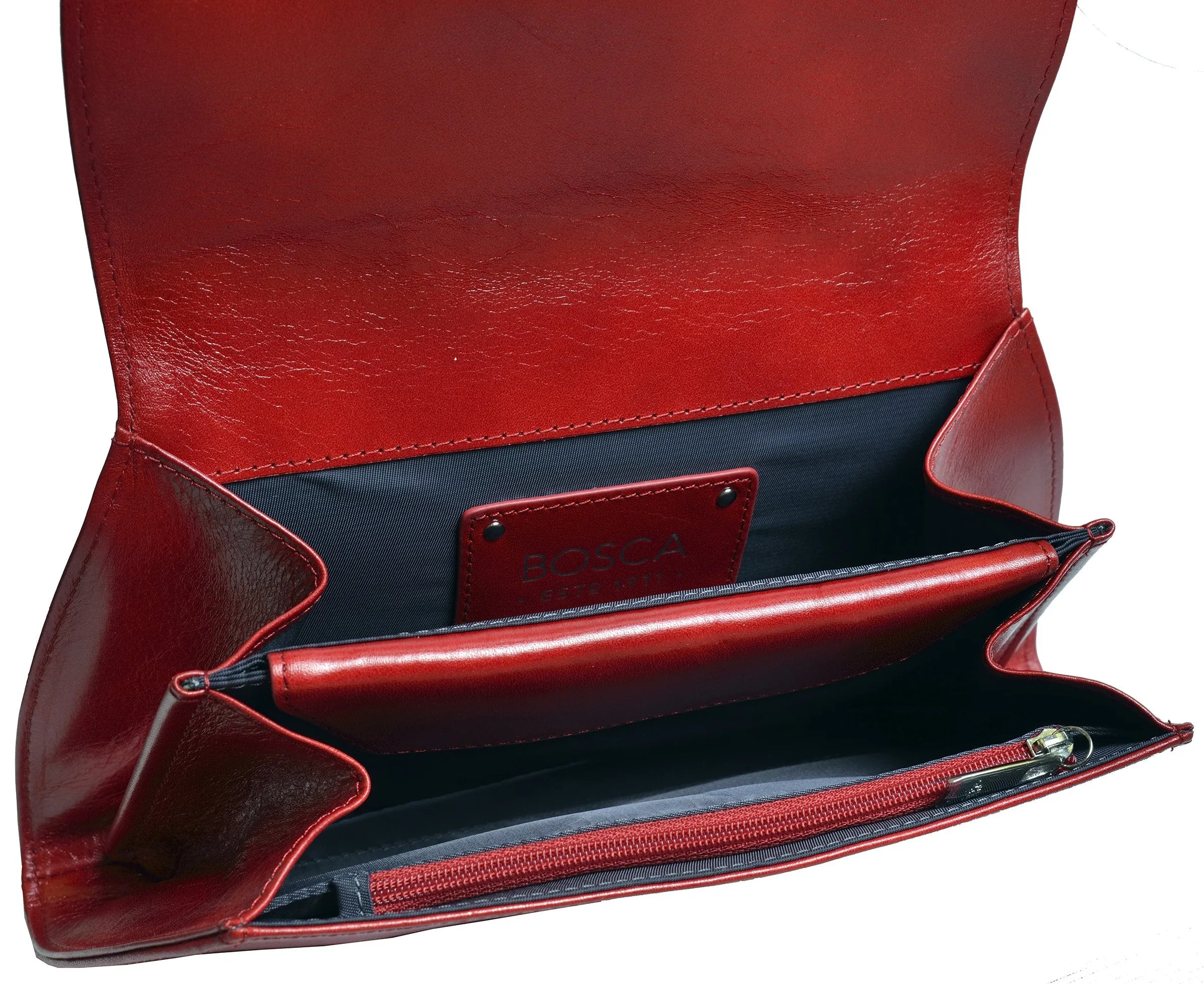 Bosca Old Leather Clutch Bags Bosca