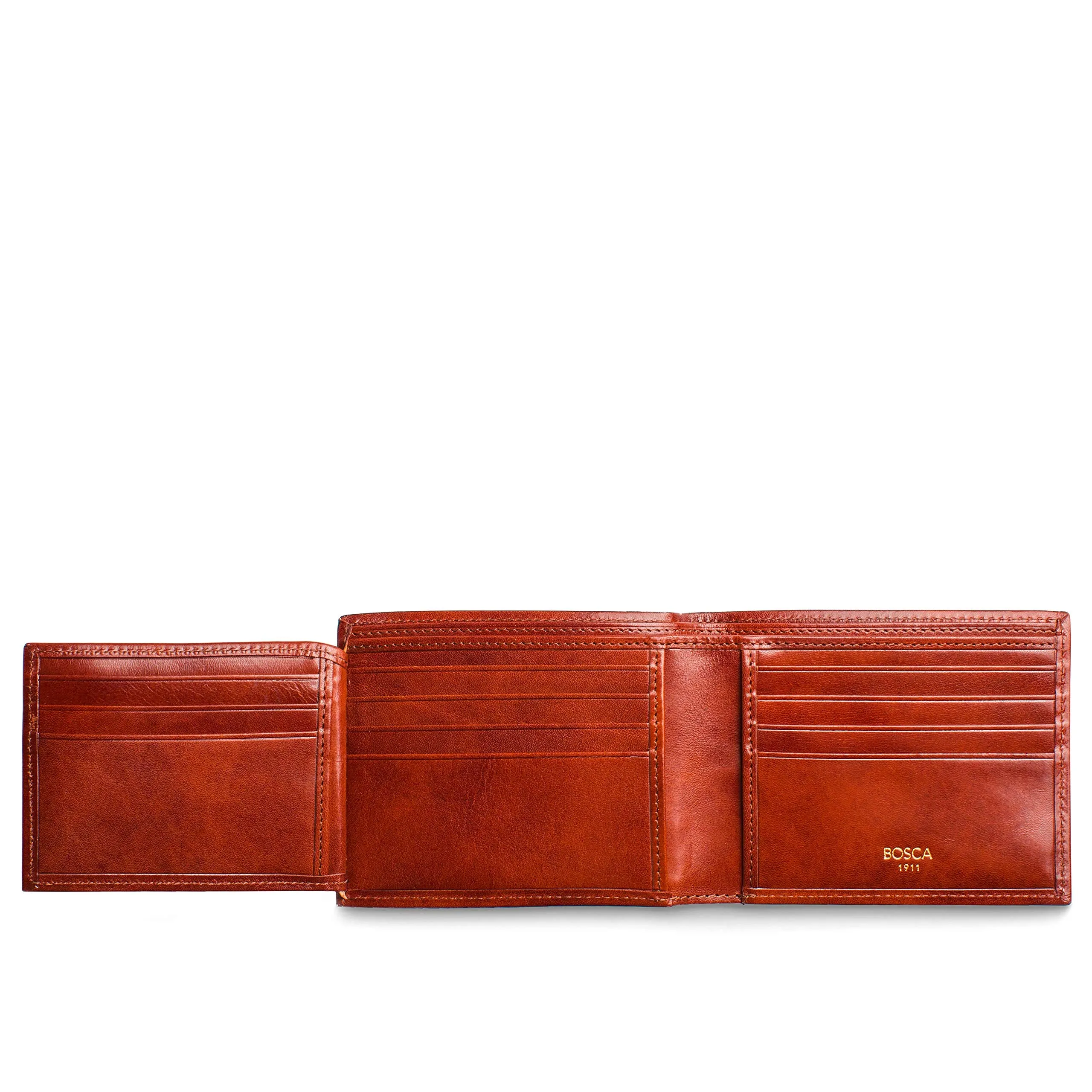 Bosca Old Leather Continental I.D. Wallet Bags Bosca