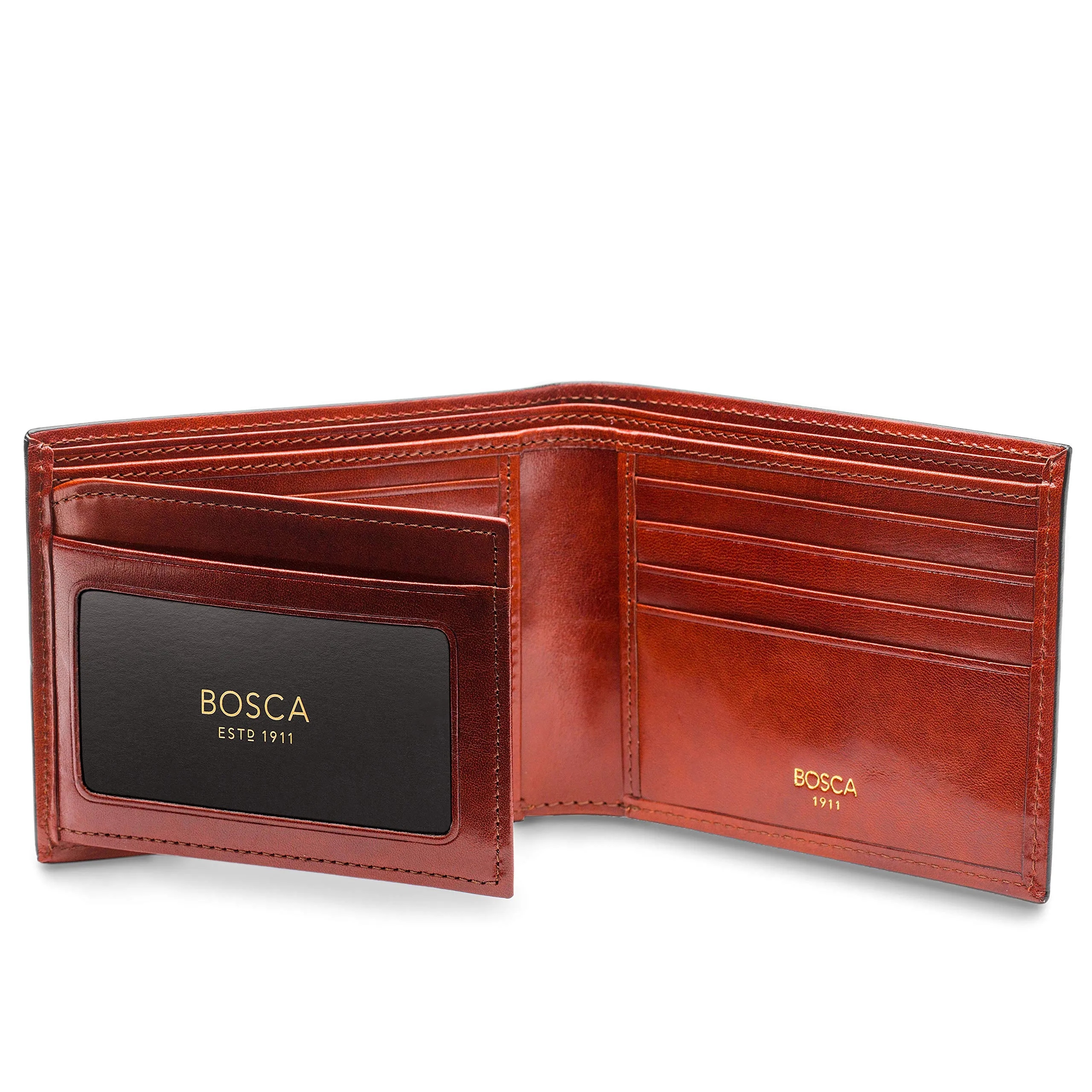 Bosca Old Leather Continental I.D. Wallet Bags Bosca