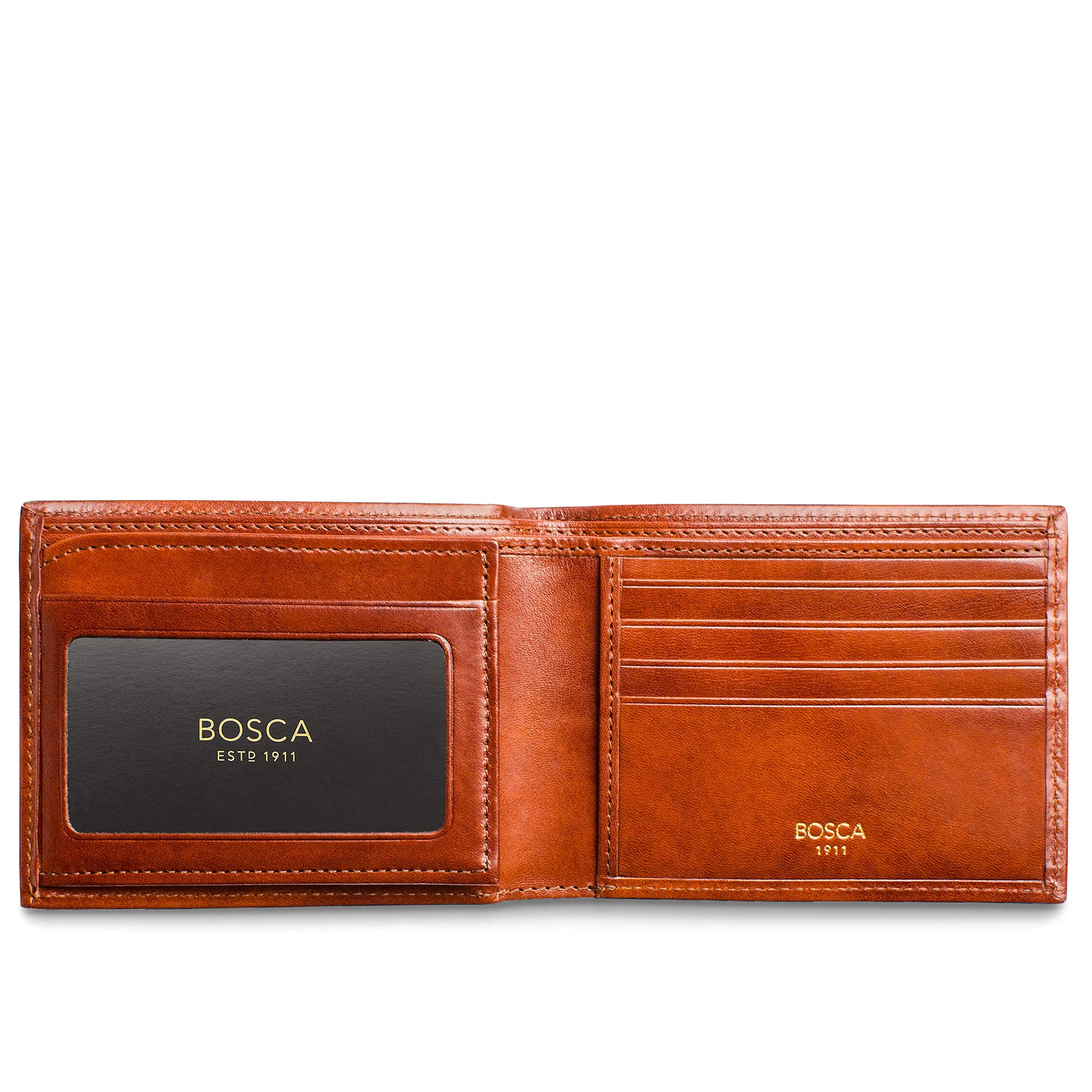 Bosca Old Leather Continental I.D. Wallet Bags Bosca