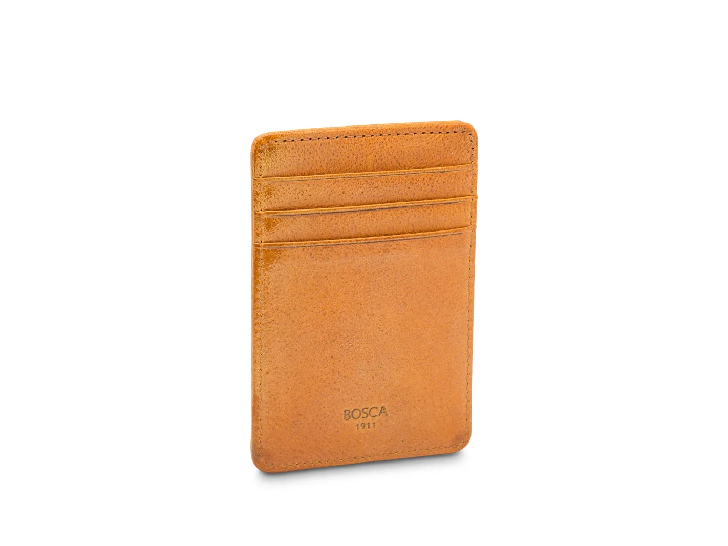 Bosca Old Leather Deluxe Front Pocket Wallet Bags Bosca