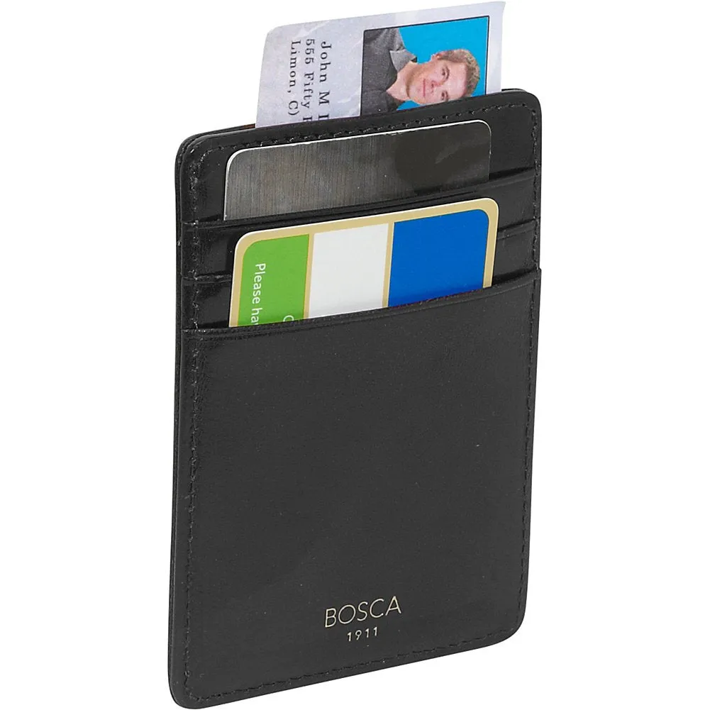 Bosca Old Leather Deluxe Front Pocket Wallet Bags Bosca
