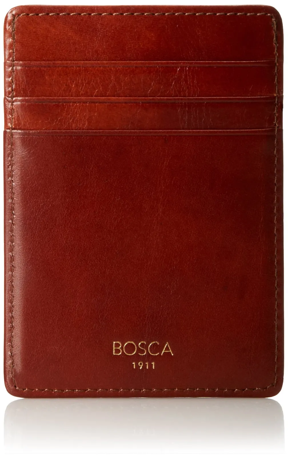 Bosca Old Leather Deluxe Front Pocket Wallet Bags Bosca