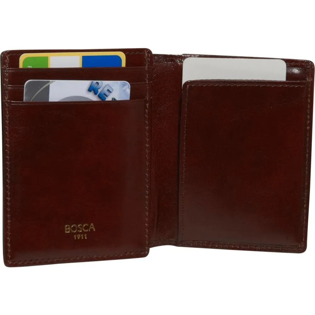 Bosca Old Leather Front Pocket ID Wallet Bags Bosca