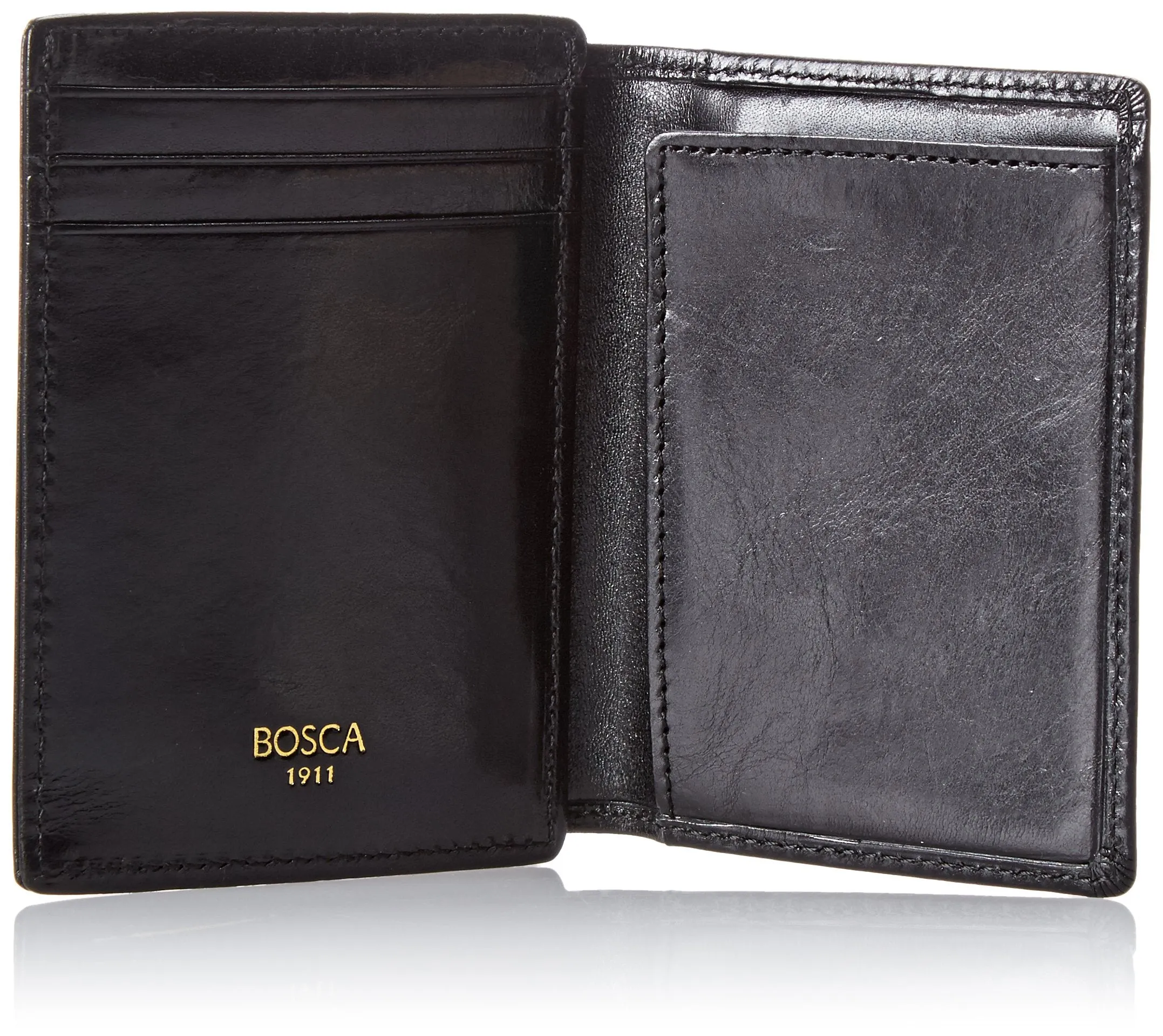 Bosca Old Leather Front Pocket ID Wallet Bags Bosca