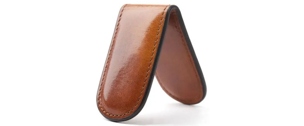 Bosca Old Leather Magnetic Money Clip Bags Bosca