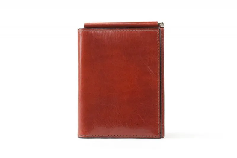 Bosca Old Leather Money Clip w/Outside Pocket Bags Bosca