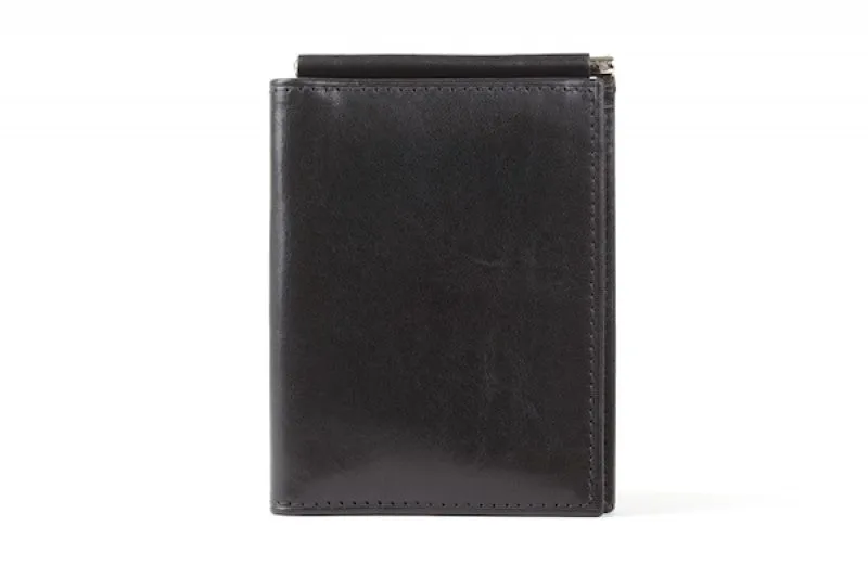 Bosca Old Leather Money Clip w/Outside Pocket Bags Bosca