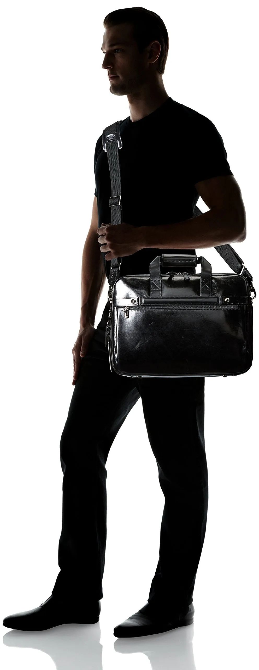 Bosca Old Leather Stringer Bag Bags Bosca