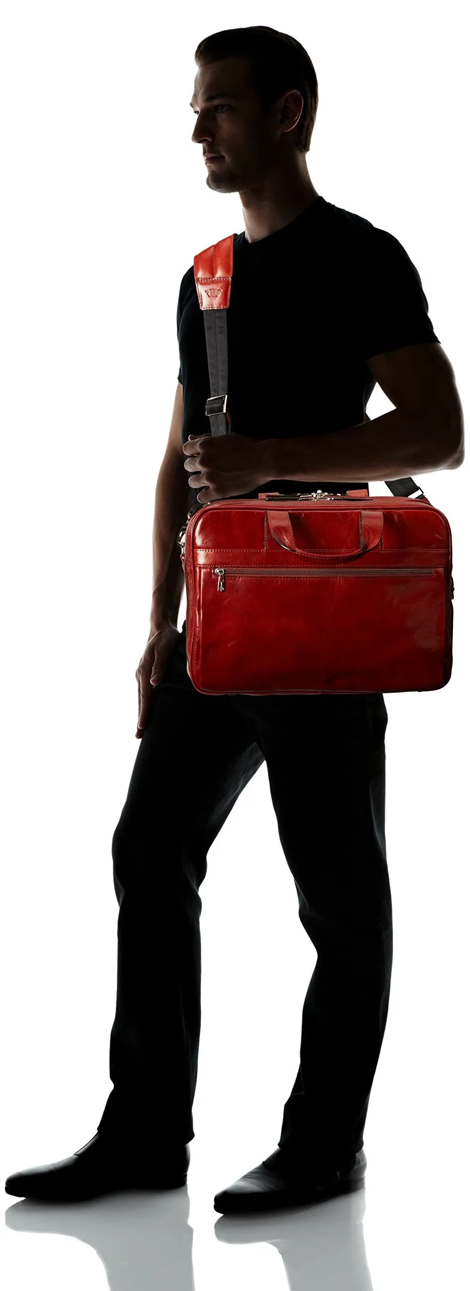 Bosca Old Leather Stringer Bag Bags Bosca